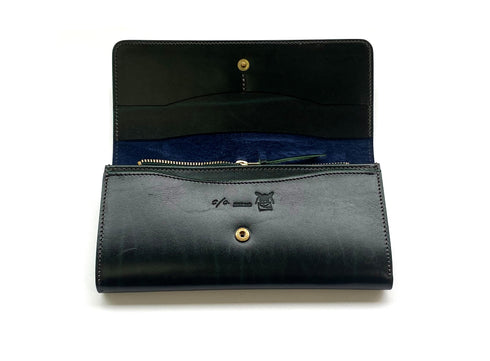 C/O. バイカラーレザーロングウォレット/Bicolor leather long wallet